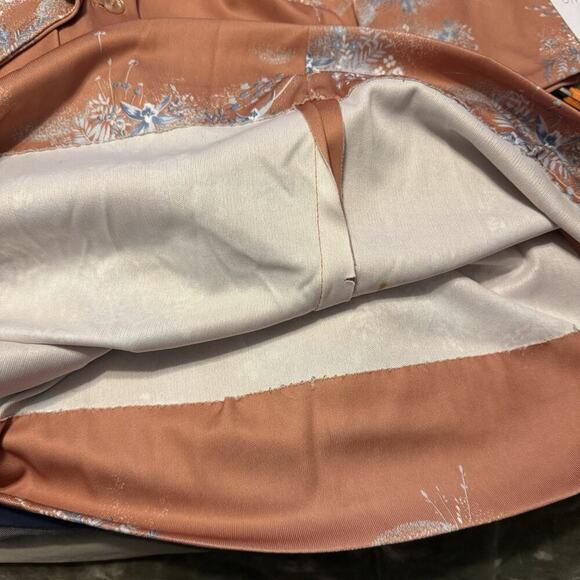 Peach Floral Housedress Vintage 70s - Picture 7 of 7